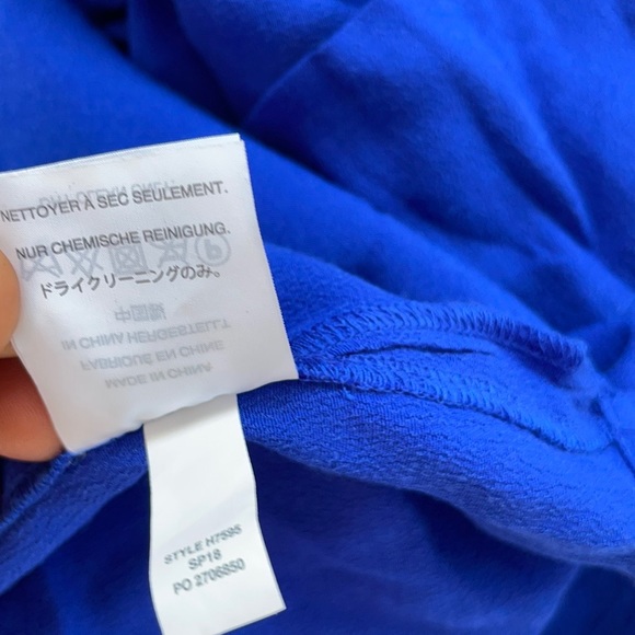 J. Crew Blue Casual Tunic Dress Medium - Picture 8 of 8